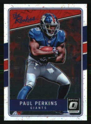 Paul Perkins 2016 Donruss Optic #TR-PP FOOTBALL Card - Image 1 of 2