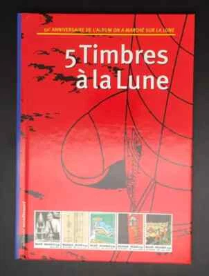 Belgium TINTIN "ASTRONAUT MOON"-Book with stamps-Very Rare.ONLY 4000 issued.New - Image 1 of 4
