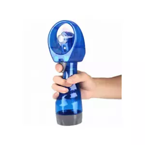 COOL DELUXE MISTING FAN, HANDHELD MISTING FAN, BATTERY OPERATED WATER SPRAY FAN. - Picture 1 of 6