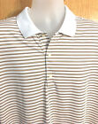 Vintage Greg Norman Play Dri Polo Golf Shirt Horizontal Stripe Size XL