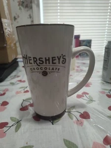 HERSHEY'S CHOCOLATE Ceramic Tall 16 oz Coffee Mug by Galerie 6" Tall - Picture 1 of 3