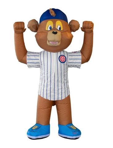 Chicago Cubs Cubbies "Clark" Mascot 7 Foot Tall Indoor/Outdoor Yard Inflatable Cover