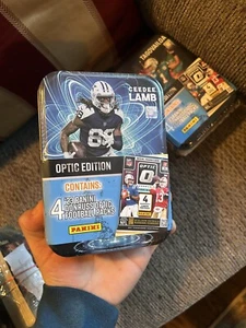 NFL 22-23 Optic edition Panini Tin -optic football pack (4)- Ceedee Lamb New - Picture 1 of 6
