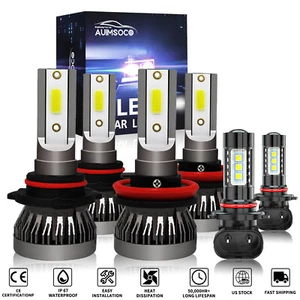 For Subaru Impreza 2008 2009 2010 2011 LED Headlight High/Low + Fog Light Bulbs - Picture 1 of 12
