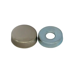 10 Pack Rok Metal Countersunk Snap on Screw Cover Cap for Size #6 AND #8 - Picture 1 of 3