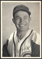 1944 Lou Novikoff  CHICAGO CUBS  UNSIGNED  6 x 8-1/2  PICTURE PACK PHOTO #1