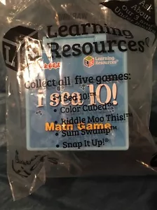 2017 Chick-fil-A Kids Meal Toy LEARNING RESOURCES I SEA 10! MATH GAME - Bild 1 von 3