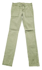Cabi Pants womens size 2 The Quest Skinny Stretch Cords 5315 green - Picture 1 of 16