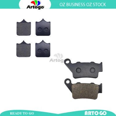 Pastillas de freno delanteras + traseras para KTM 690 SMC 4 pastillas tipo pinza/rueda de radios 2008-2010 Foto 1 de 3