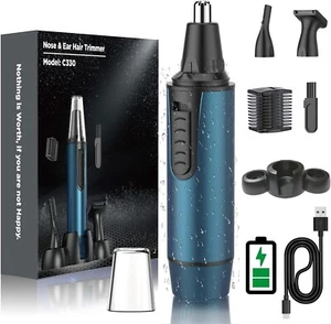 Nose Hair Trimmer for Men 2024 Painless Nose Trimmer Rechargeable Nasal Hair Tri - Picture 1 of 10