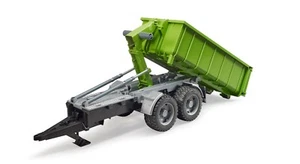 Bruder Anhänger Spielzeug 02035 Hakenlift Kipper Traktor Anbaugerät Zubehör Neu - Bild 1 von 7