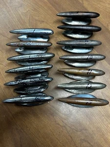 Vintage Chrome on Bronze 3" Fender Cleats Chris Craft Century - Bild 1 von 9