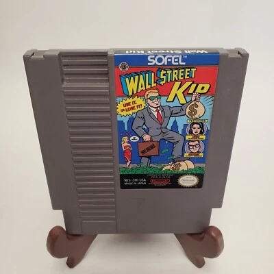 Wall Street Kid (Nintendo NES, 1990) solo cartucho - auténtico - probado Foto 1 de 3