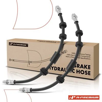 Manguera hidráulica de freno delantera A-Premium 2 piezas para Volvo S60 11-17 S80 V60 V70 XC70 Foto 1 de 4