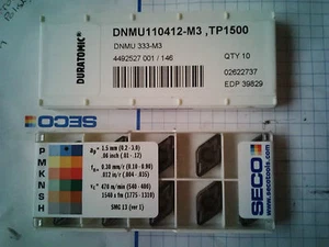 Seco Carbide Insert - DNMU 110412-M3 ( TP1500 ) - Picture 1 of 1