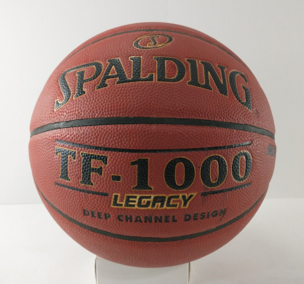 Spalding TF-1000 Legacy ZK Leather Indoor Basketball FULL SIZE Men's 29.5" CLEAN