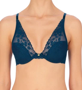 NUEVO SUJETADOR CONVERTIBLE NATORI 'Cherry Blossom' talla 36 DD azul crucero #721191 $76 - Imagen 1 de 4