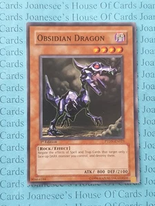 PTDN-DE023 Obsidian Drache Yu-Gi-Oh Karte 1. Auflage - Bild 1 von 3