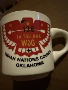 OA Lodge 138 Ta Tsu Hwa Tasse Indian Nations Council Oklahoma BSA selten - Bild 1 von 7