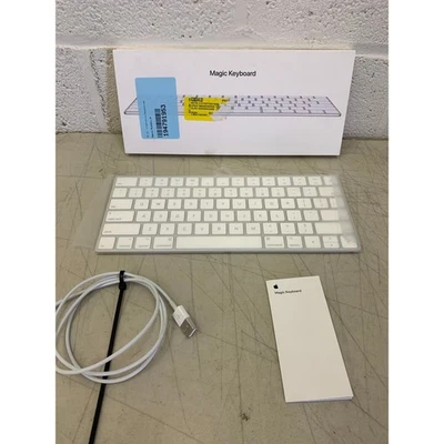 Apple Magic Keyboard - US English, Includes Lighting to USB Cable, Silver A1644  - Image 1 of 4
