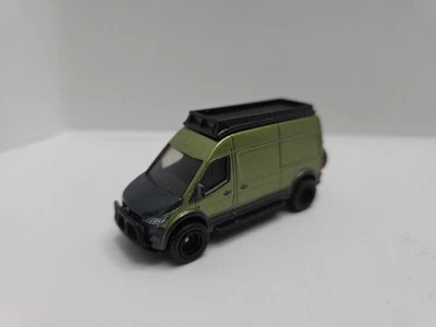 2022 Hot Wheels автомобиль культуры Германии дизайн #1 Mercedes-Benz Sprinter зеленый - Изображение 1 из 4
