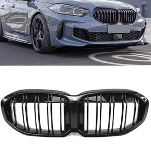 Front Bumper Kidney Grille Grill Cover Cover For BMW New 1 Series F40 2019-2023 - Imagen 1 de 7