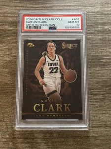 2024 Panini Caitlin Clark Collection Artistic Selections Caitlin Clark PSA 10 📈 - Picture 1 of 2