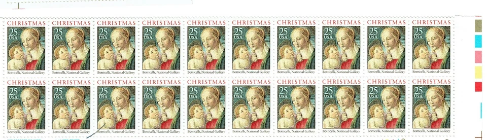 #2399 1988 25c Madonna & Child Christmas  MNH OG - Image 1 of 1