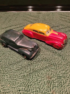 Винтажные игрушечные автомобили Sun Rubber Co. & Auburn Rubber Corp. - Изображение 1 из 4