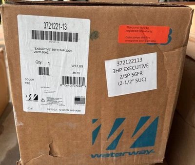 3721221-13 водный путь спа насос 3HP 230V 2,5 «x 2» 2-скоростной 56 рамка новый - Изображение 1 из 3