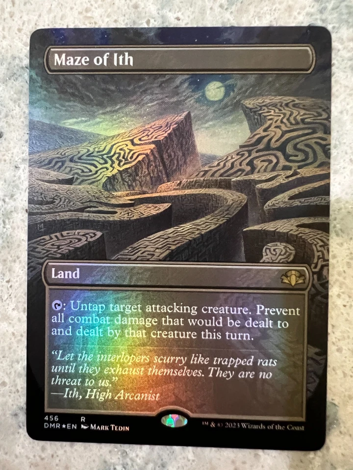 Maze of Ith - Foil - NM - Borderless - Dominaria Remastered - MTG - Image 1 of 2