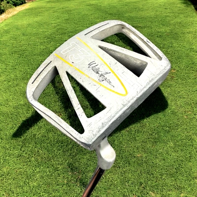 Walter Hagen Putter T3 Vintage Clam-Cage Steel Shaft Off Set Right Handed 35" - Image 1 of 4