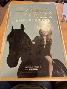 Shaina Twain Aluminium Poster Queen Of Me Tour Des Moines, Iowa 2023 - Bild 1 von 4