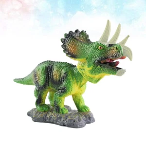Modellino dinosauro giocattolo auto cruscotto decorazione figure miniature accessori cartoni animati - Foto 1 di 11