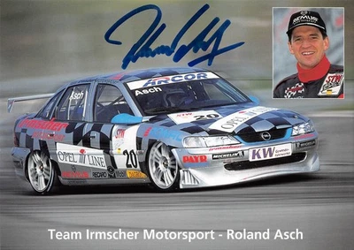 Roland Asch - Michael Bartels plus 2x Unknown, Originalautogramme, DTM - Bild 1 von 4