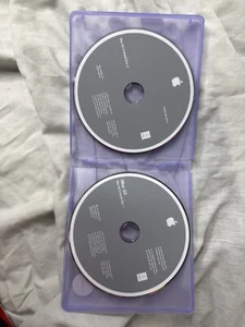 2005 Apple Mac G5 OS X Install Discs 1 & 2 - Imagen 1 de 7