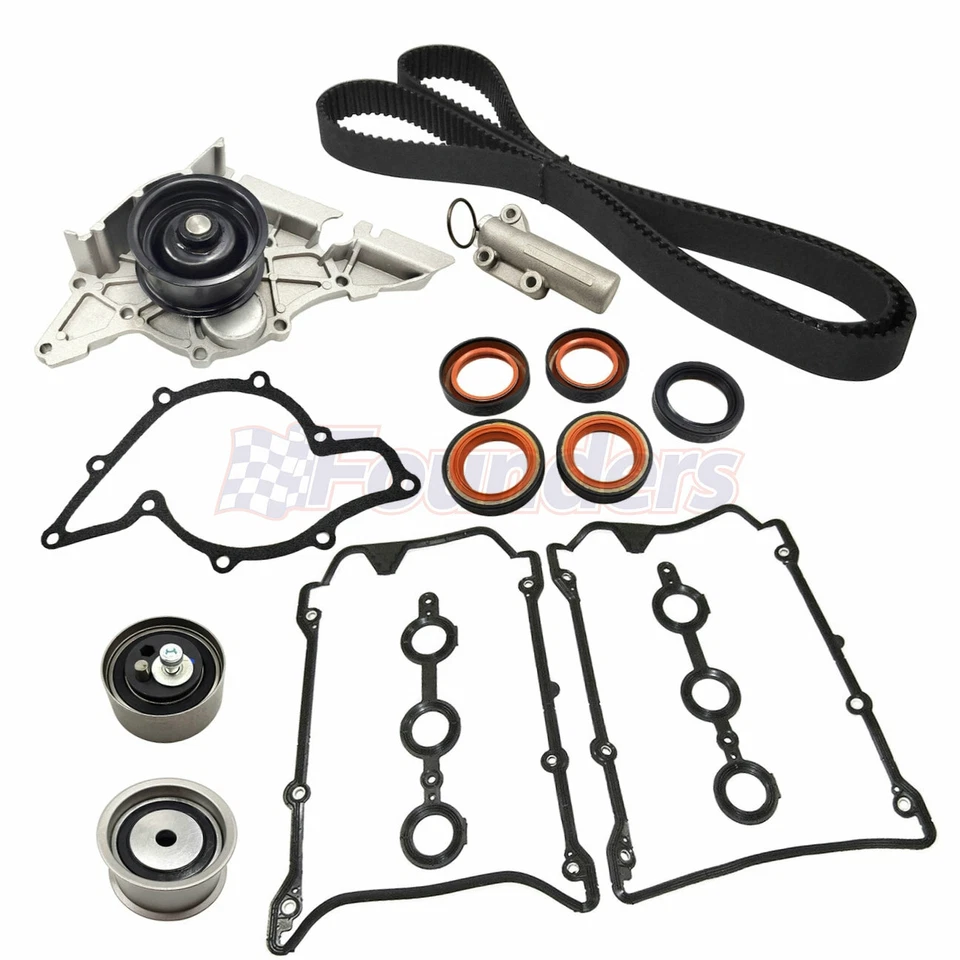 Kit de cubierta de válvula de bomba de agua de correa de distribución para VW Passat 2,8 L Audi A4 A6 Quattro V6 Foto 1 de 4