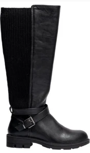 Corkys Hayride Sz 8 Round Toe Riding Womens Black Casual Boots 81-0008-001 (1SH) - Picture 1 of 5