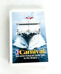 Vintage Carnival Cruise Line Souvenir Playing Cards Full Deck - Picture 1 of 4