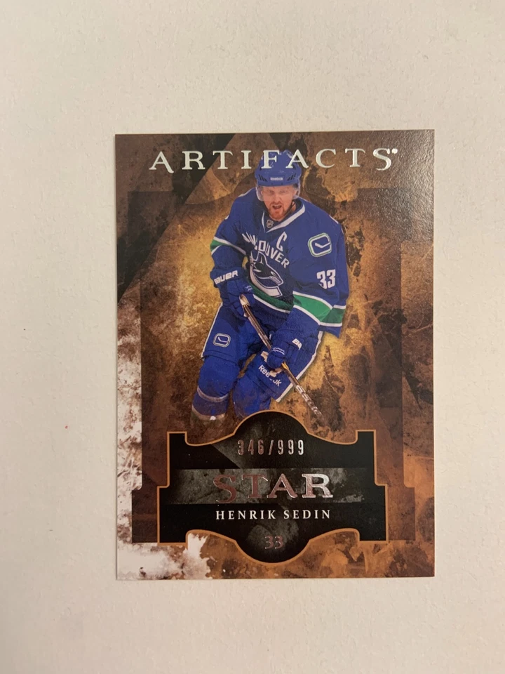 2011-12 Upper Deck Artifacts Star Henrik Sedin #124 /999 - Image 1 of 4