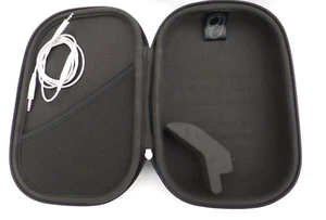 Bose Headphone Case Hard Case Black + Audio Lead Excellent Condition - Picture 1 of 6