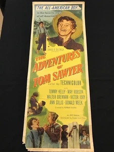 THE ADVENTURES OF TOM SAWYER original U.S INSERT - - Picture 1 of 1