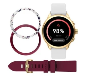 *NEW* *UNOPENED* Gen6 Wellness Smartwatch White Silicone Interchangable Strap - Picture 1 of 7