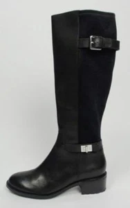 Neu Cole Haan Air Kinley schwarz Leder kniehohe Reitstiefel Größe 10b - Bild 1 von 1