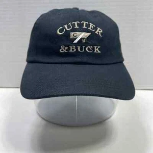 Cutter & Buck Hat Black Golf Hat Dad Hat Adjustable Strapback Cotton Outdoors - Picture 1 of 9