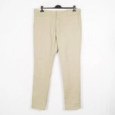 Pantalón DICKIES Hombre Talla W36 L34 Calce Ajustado Beige Algodón Poliéster Cremallera k13129 Foto 1 de 4
