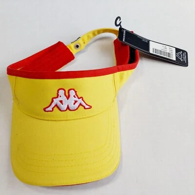 Kappa козырьки шляпа регулируемый желтый красный гольф теннис кепка унисекс новый - Изображение 1 из 4