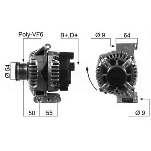 Generator EB385G TG9S036 TG9S022 TG9S021 TG9S015 TG9S010 TG8S016 839073 839031 - Picture 1 of 1