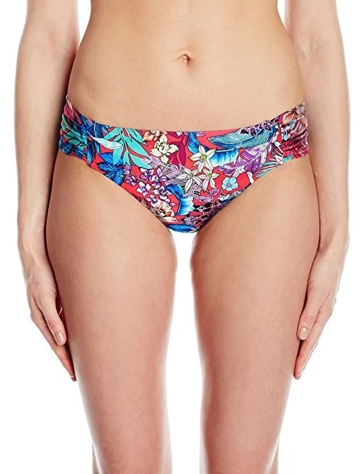 Parte inferior de bikini hipster KENNETH COLE Tropical Tendencies floral lengüeta lateral (2 colores) Foto 1 de 1