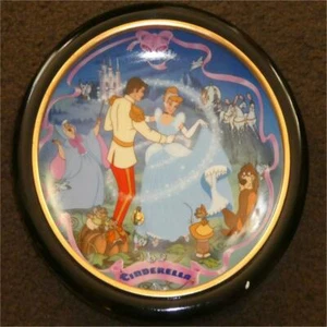 CINDERELLA'S WISH COMES TRUE ~ LE BRADFORD EXCHANGE MUSICAL MEMORIES PLATE Frame - Picture 1 of 2